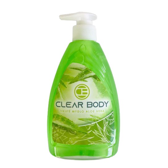 Clear body tekuté mýdlo 500ml Aloe Vera | Toaletní mycí prostředky - Tekutá mýdla - S dávkovačem Clear body tekuté mýdlo 500ml Aloe Vera | Toaletní mycí prostředky - Tekutá mýdla - S dávkovačem